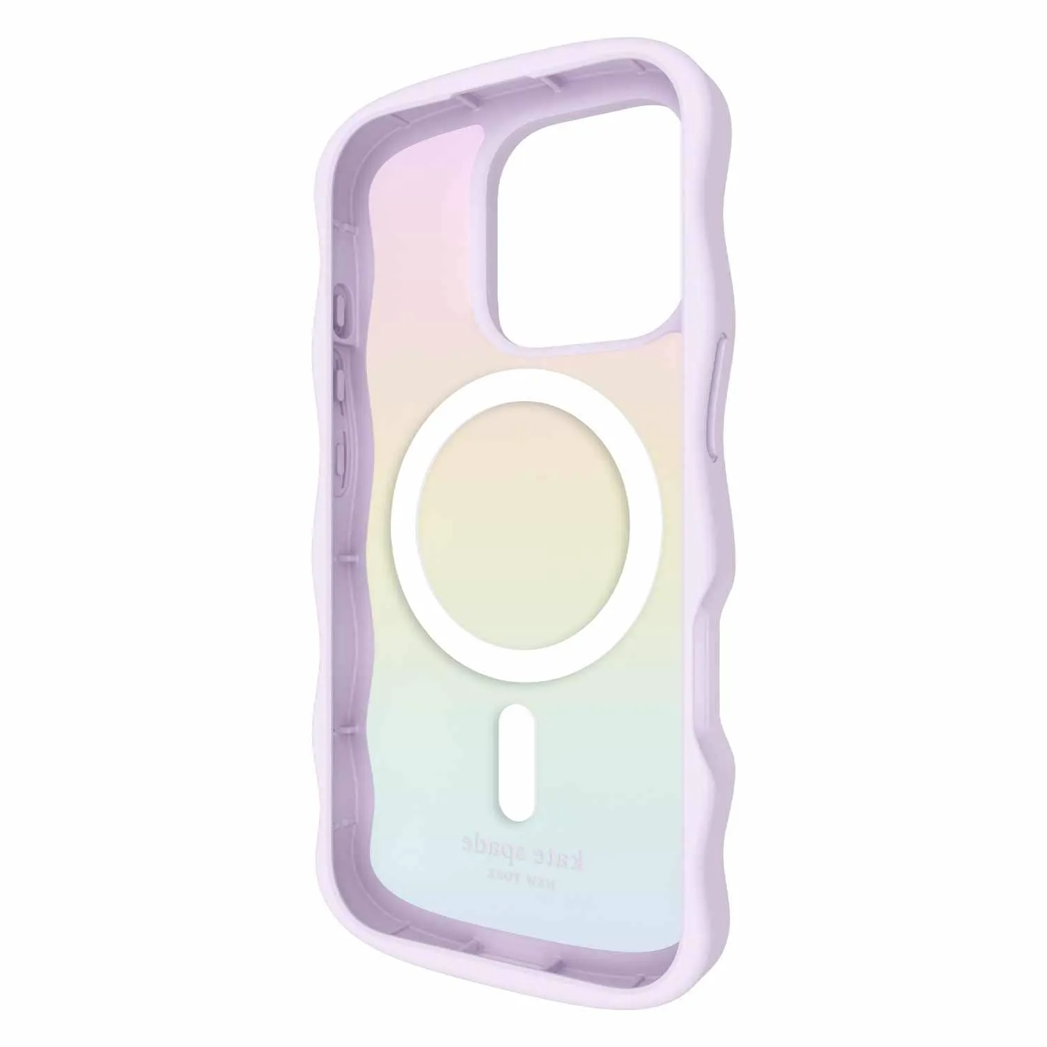 Kate Spade Wavy Case w/MagSafe Opal Iridescent for iPhone 16 Pro