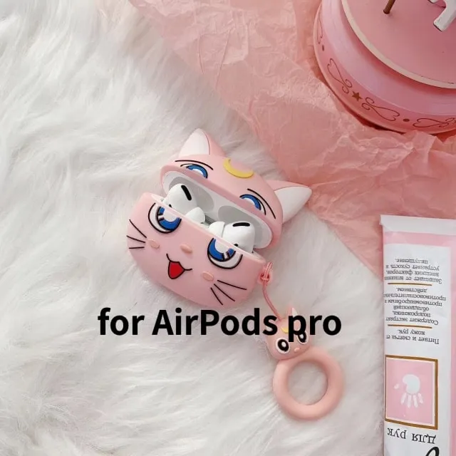 Kawaii Anime Cat AirPods Case