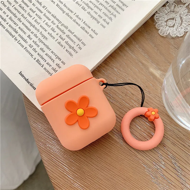 Kawaii Colorful Flower Airpod Cases