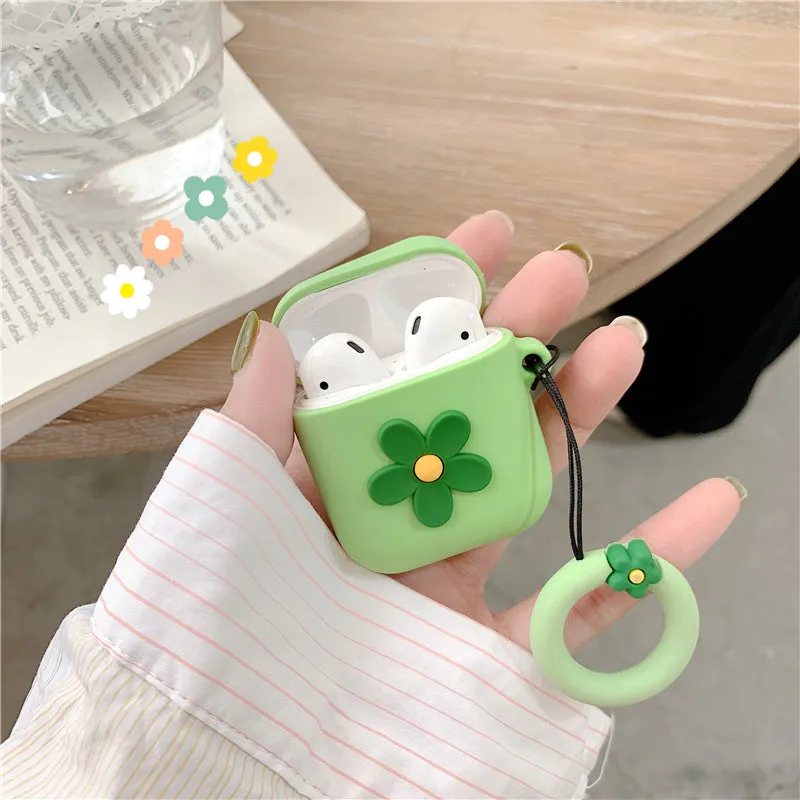 Kawaii Colorful Flower Airpod Cases
