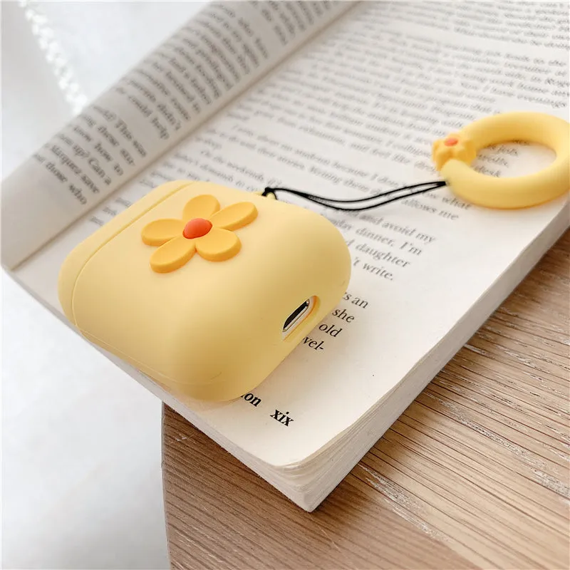 Kawaii Colorful Flower Airpod Cases