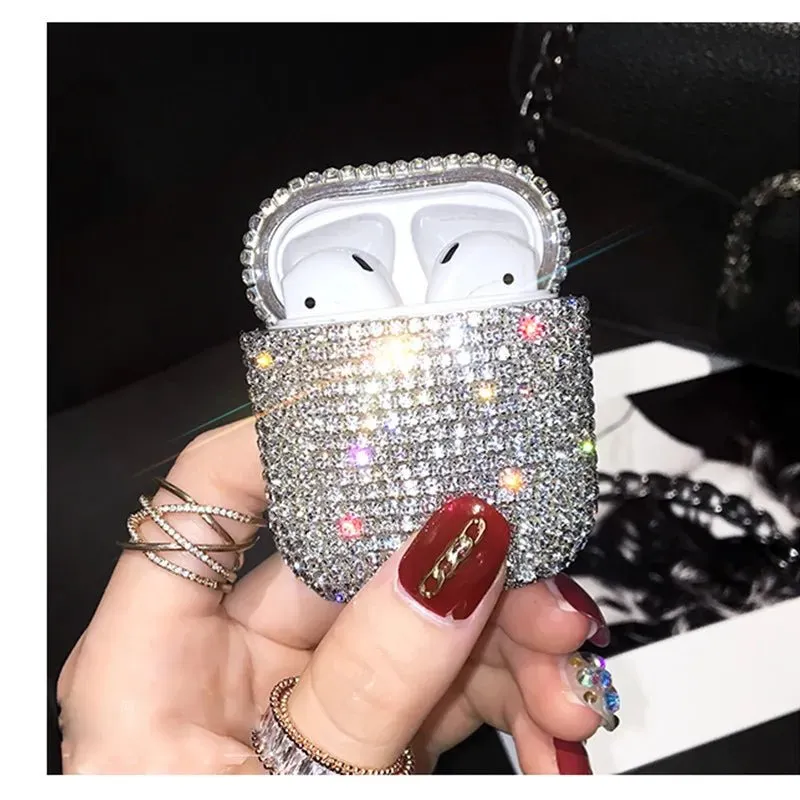 Kawaii Glitter AirPods Case