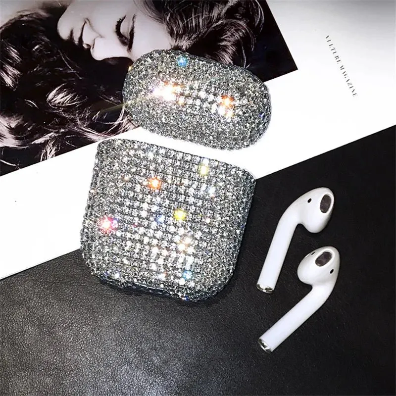 Kawaii Glitter AirPods Case