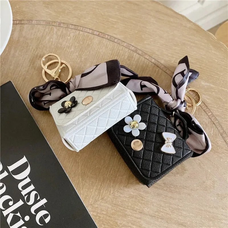 Kawaii Handbag AirPods Case with Ribbon