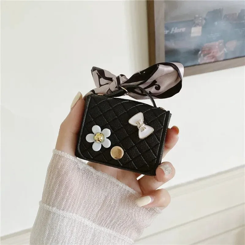 Kawaii Handbag AirPods Case with Ribbon