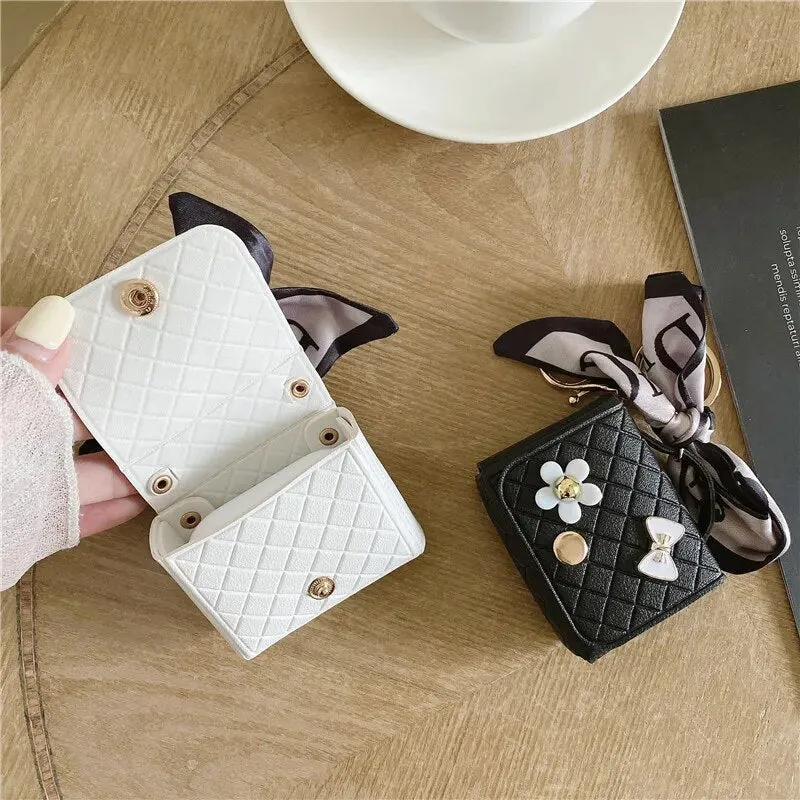 Kawaii Handbag AirPods Case with Ribbon