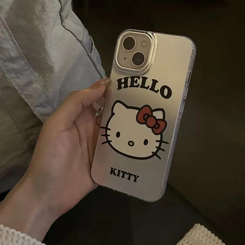 Kawaii Hello Kitty Electroplate iPhone Case