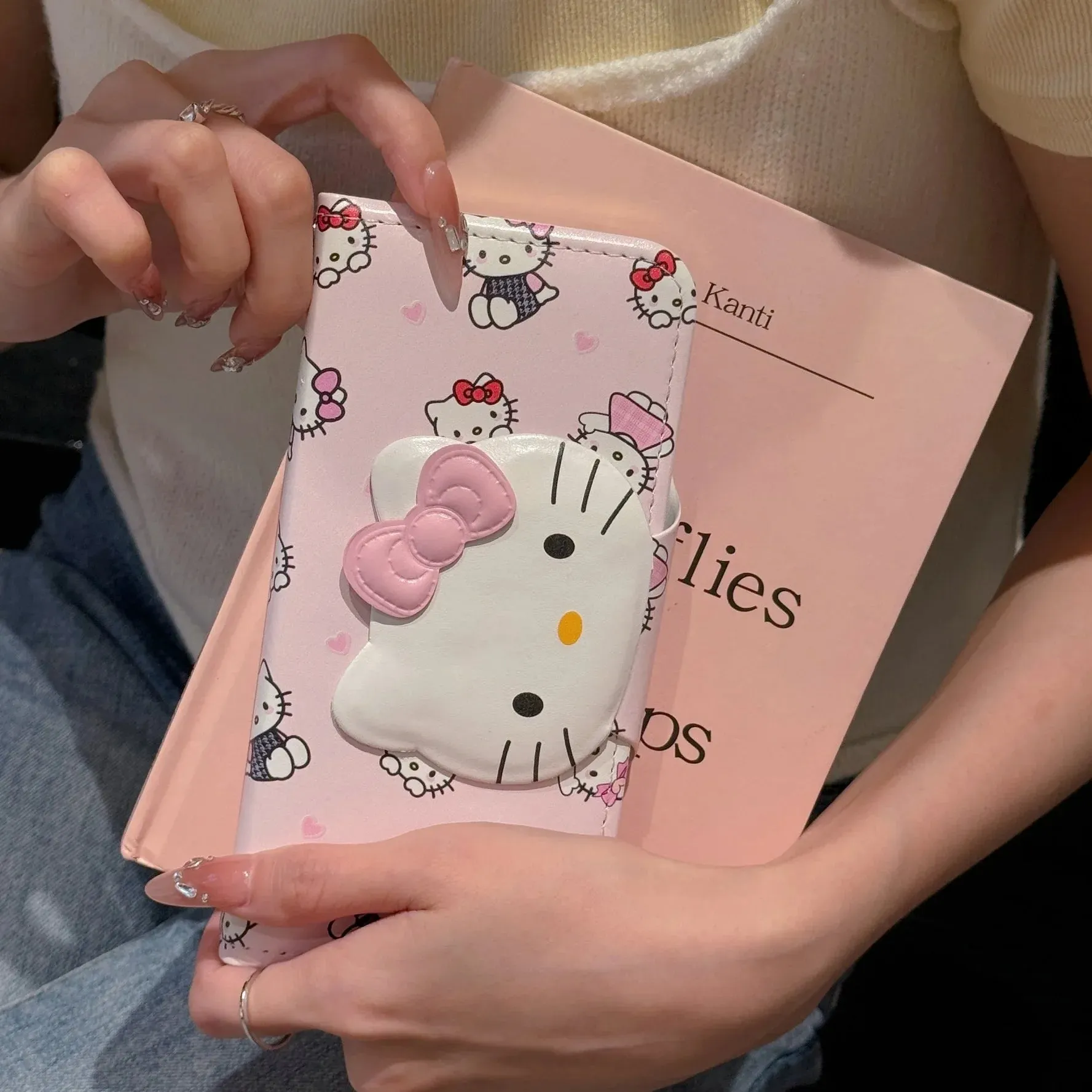 Kawaii Hello Kitty Flip iPhone Case
