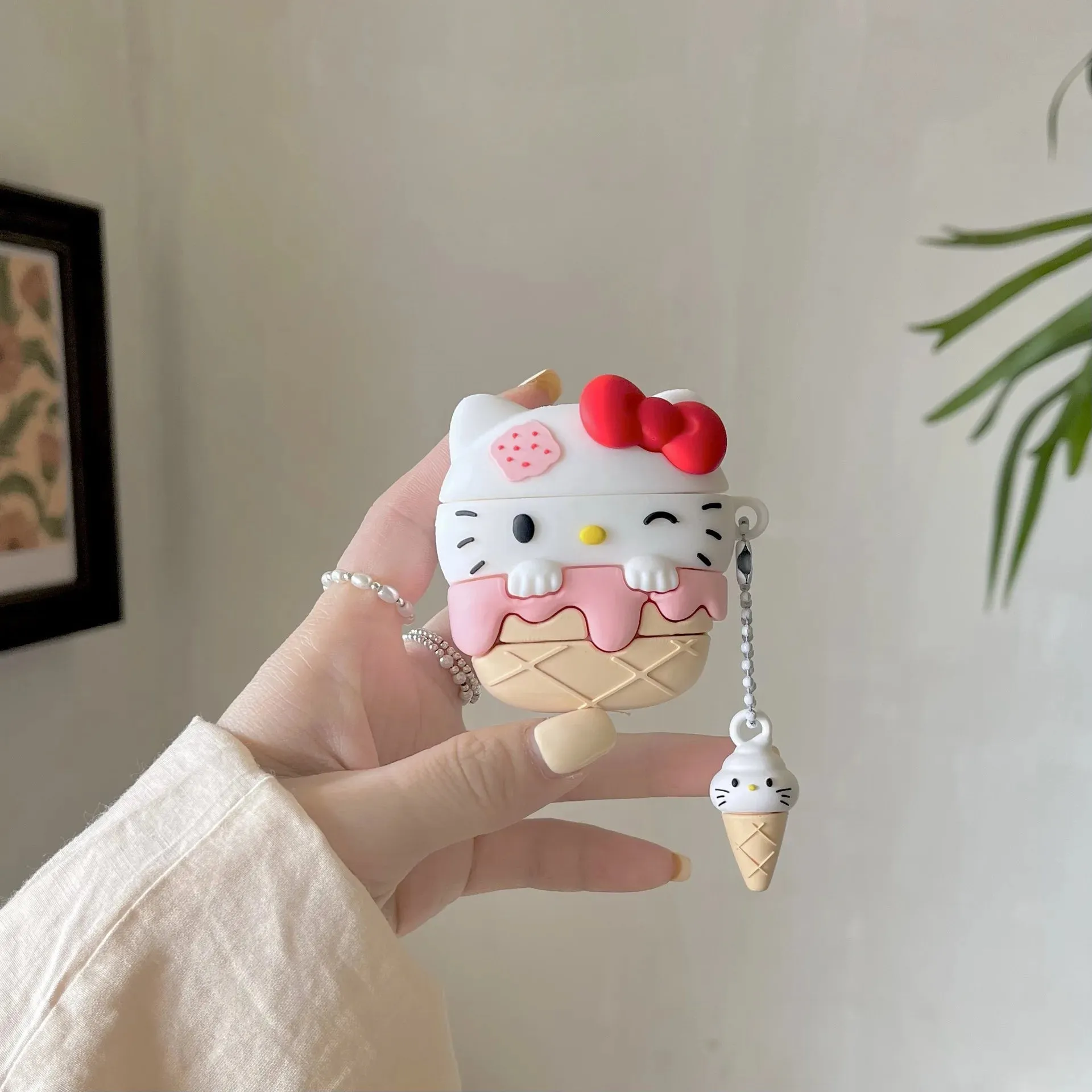 Kawaii Hello Kitty Ice Cream AirPods Case