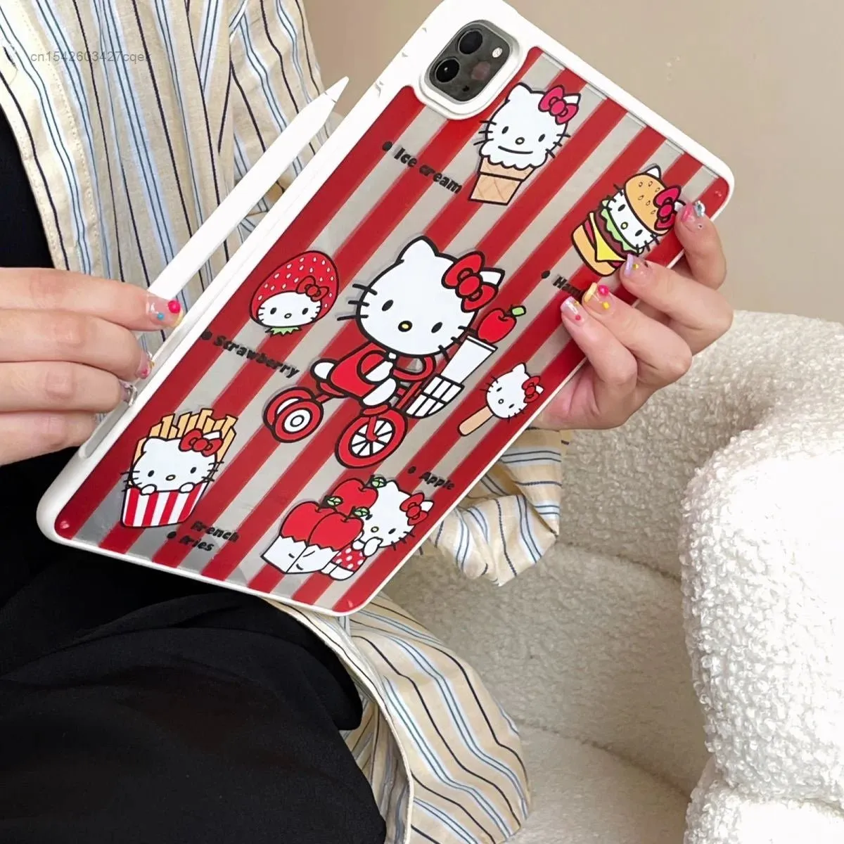 Kawaii Hello Kitty iPad Case