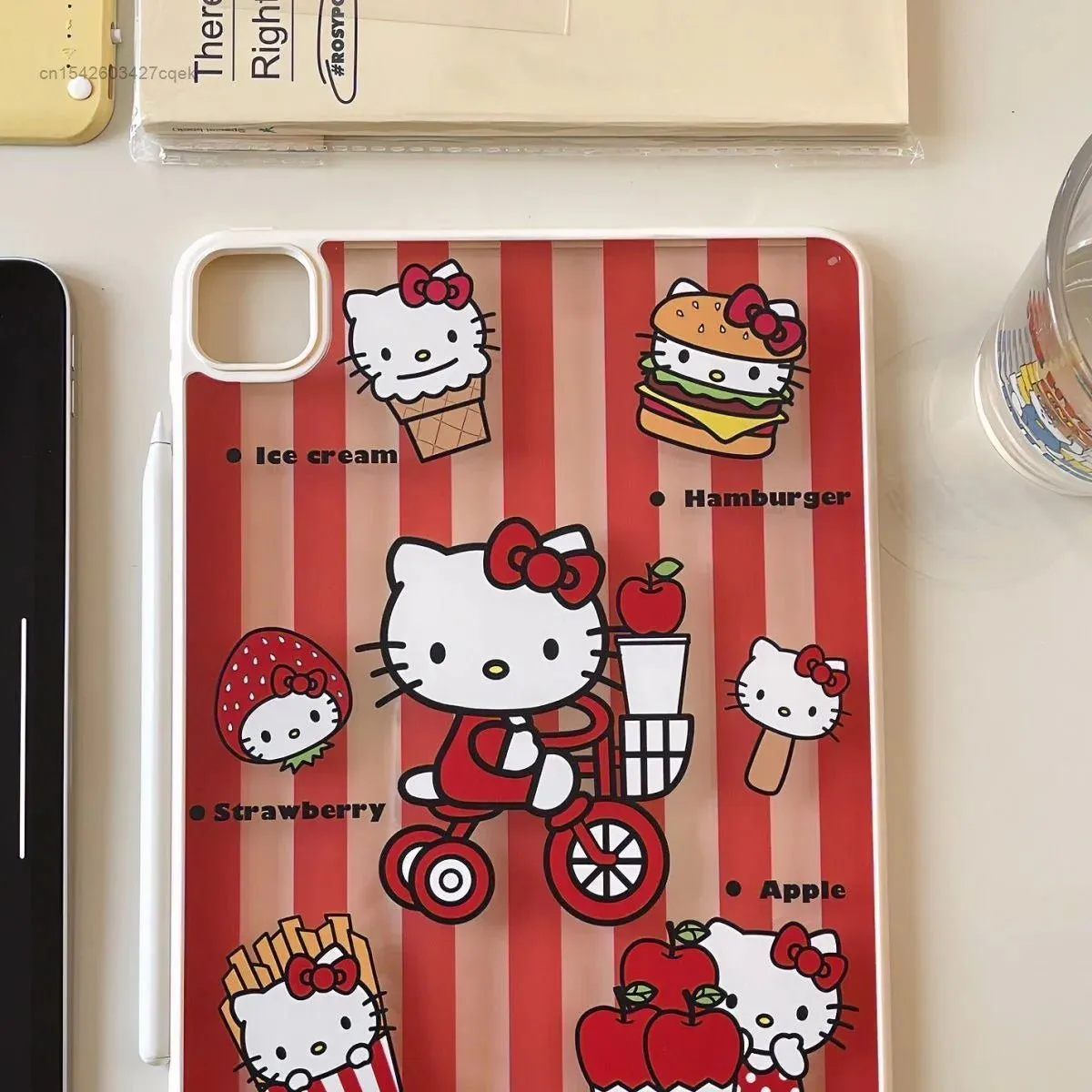 Kawaii Hello Kitty iPad Case