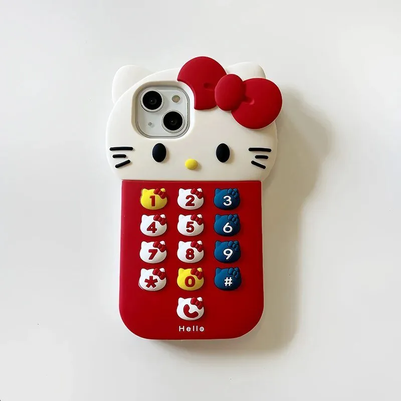 Kawaii Hello Kitty Red iPhone Case