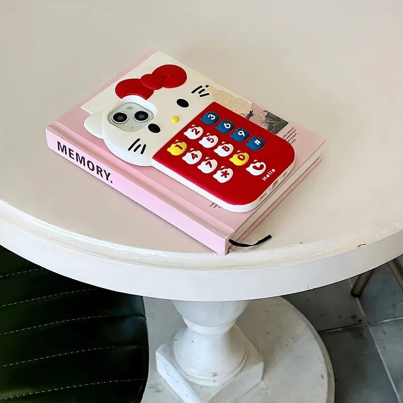 Kawaii Hello Kitty Red iPhone Case