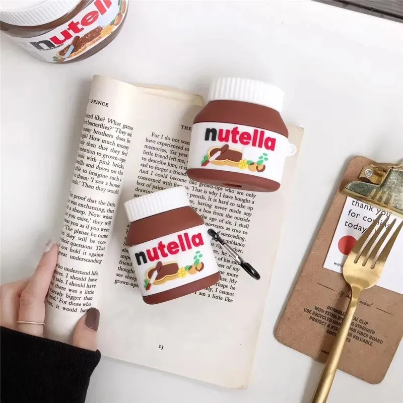Kawaii Nutella AirPods Case