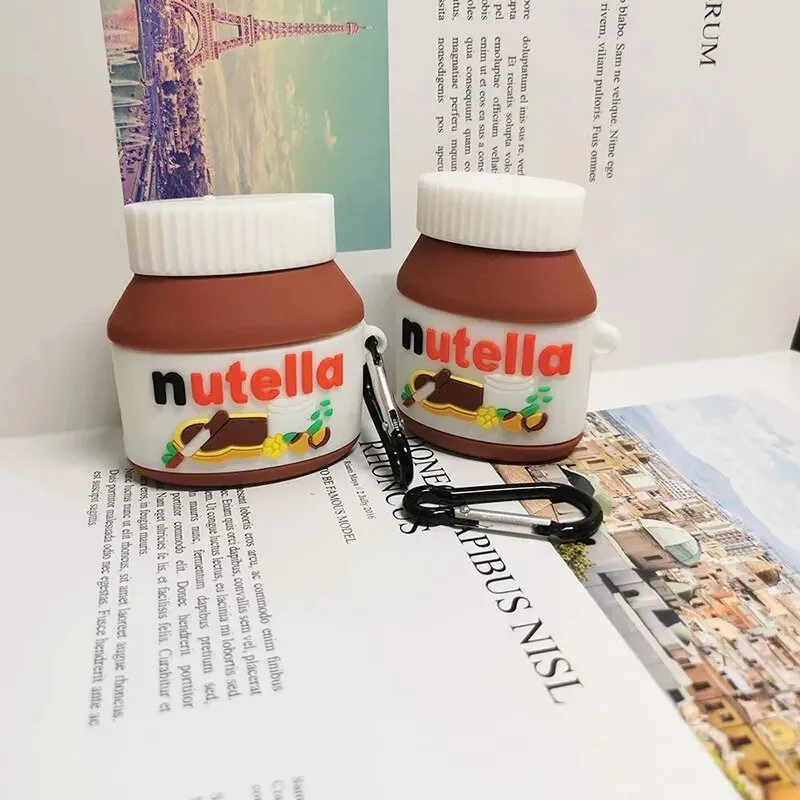 Kawaii Nutella AirPods Case