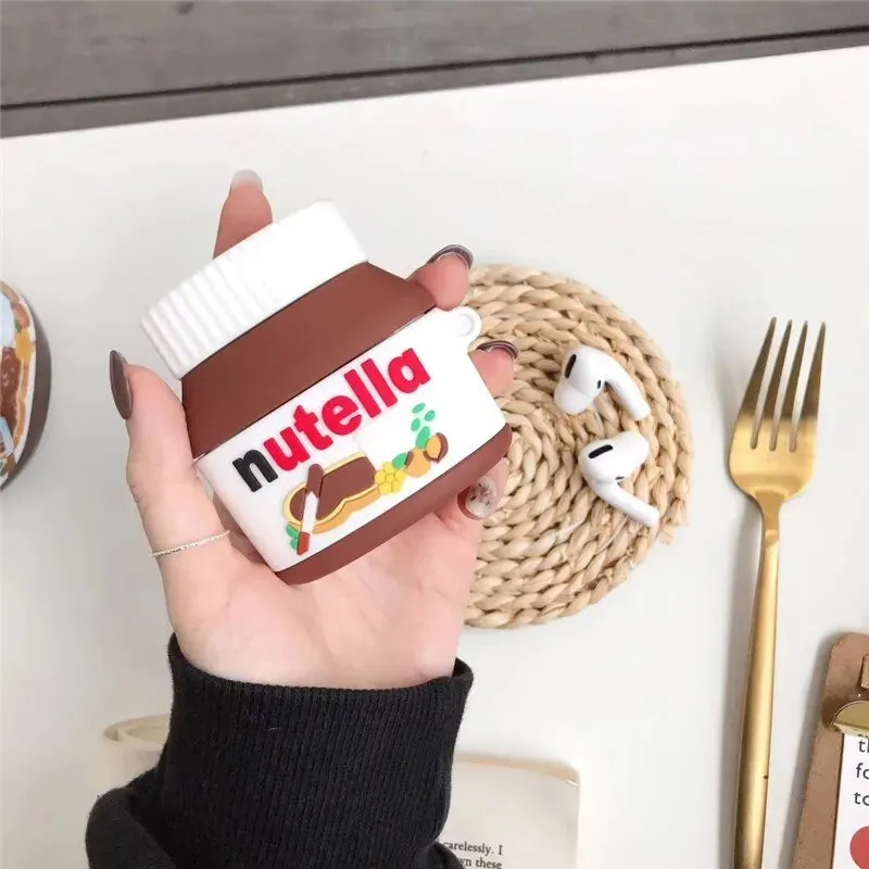 Kawaii Nutella AirPods Case