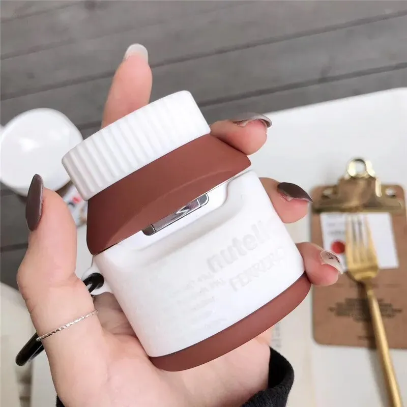 Kawaii Nutella AirPods Case