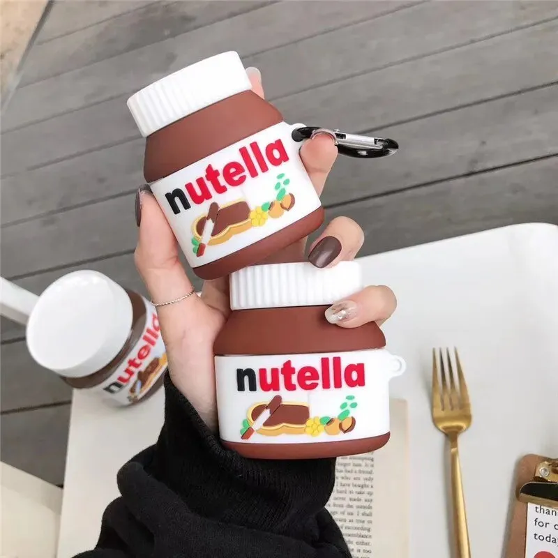 Kawaii Nutella AirPods Case