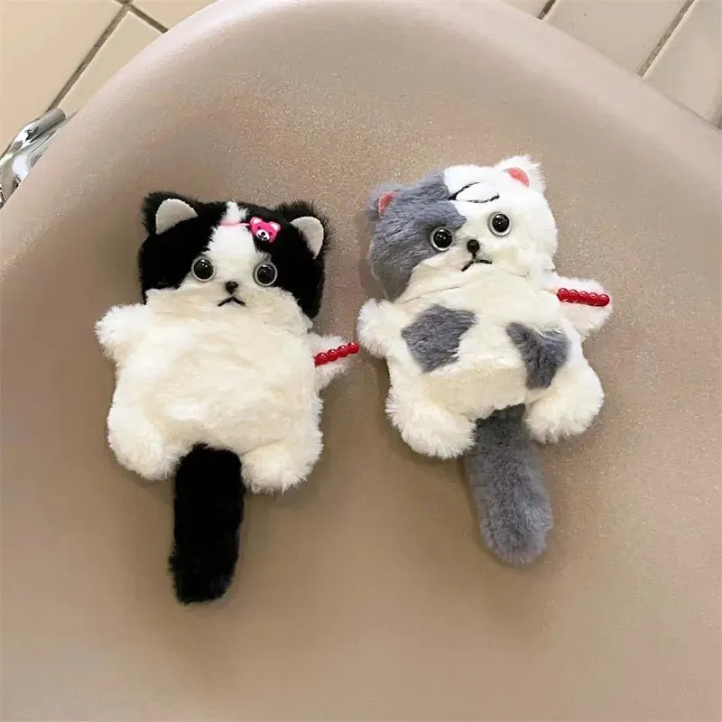 Kawaii Plush Cat  AirPods Case