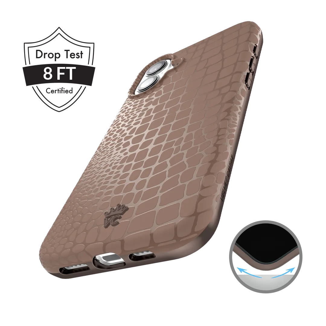 Khaki Croc iPhone Case