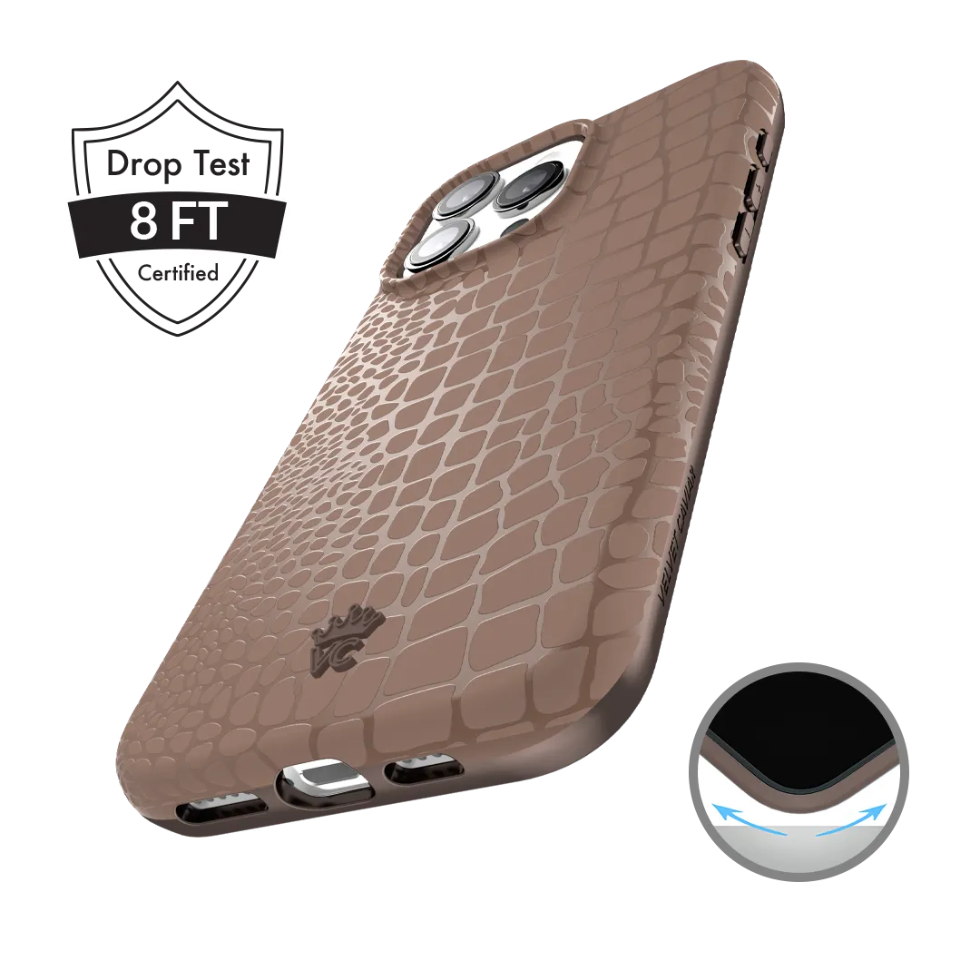 Khaki Croc iPhone Case