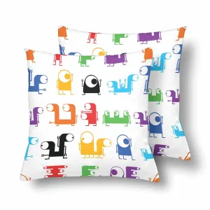 Kids Cartoon themed Pillow Cases printed with  Cute monsters