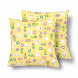 Kids Cartoon themed Pillow Cases printed with  Easter bunny pattern
