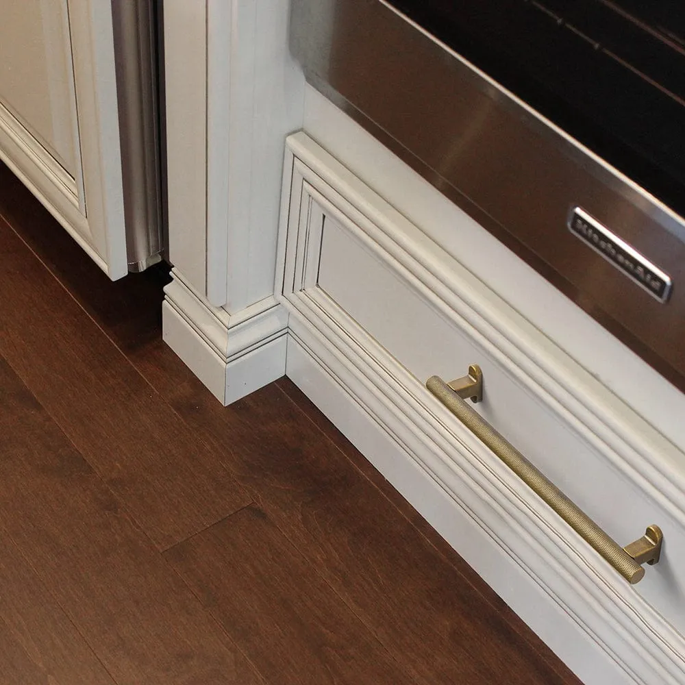 Knurled Metal Alloy Cabinet Pulls Retro L-Bracket Cabinet Handles Kitchen Hardware