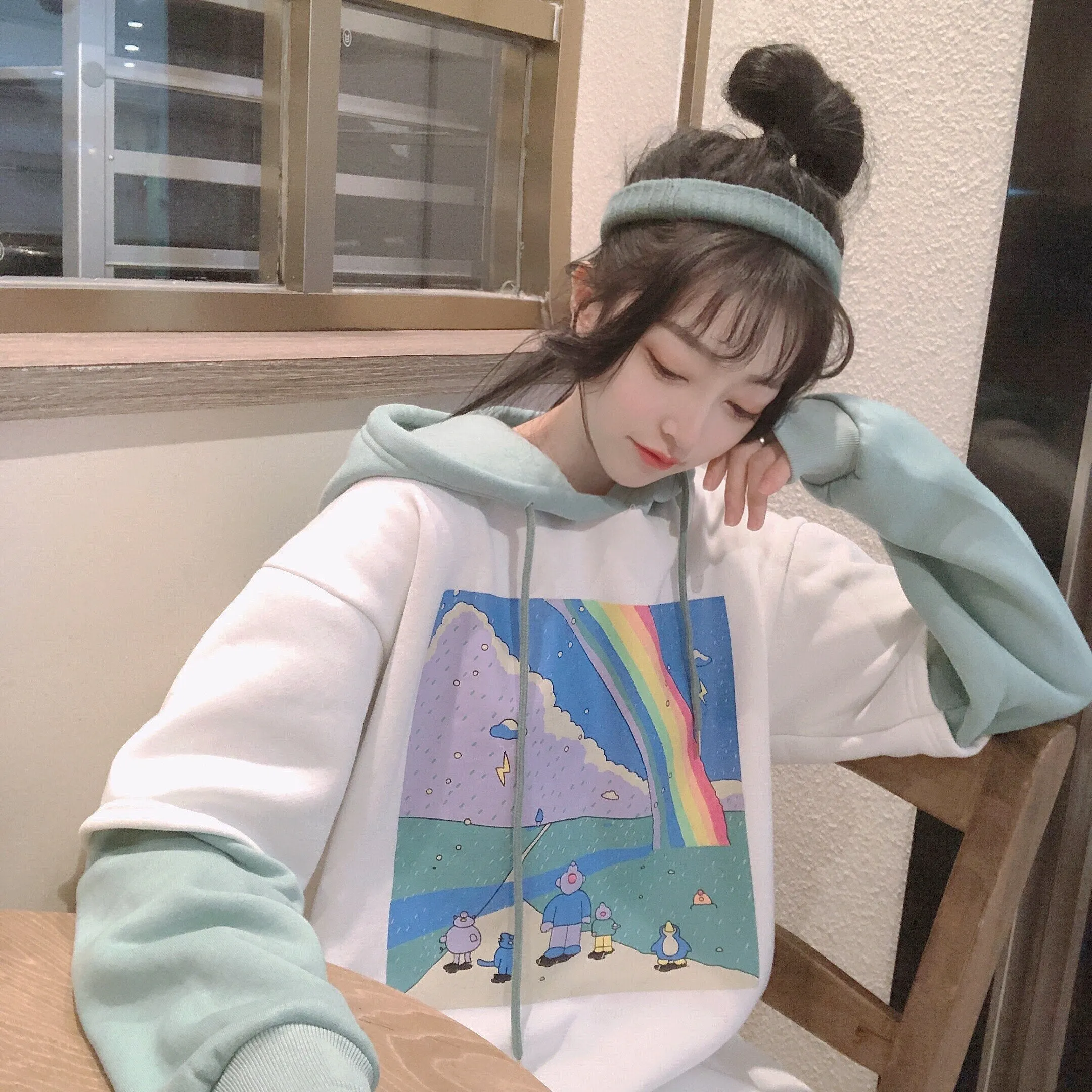 Korean Hoodie Drawing