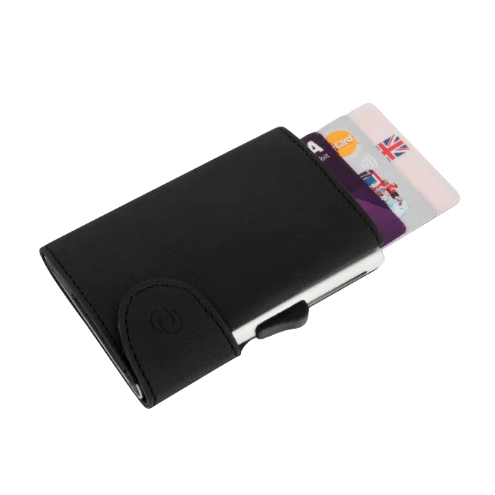 L27534 - BEE-SECURE C-Secure Leather RFID Flip Up Wallet