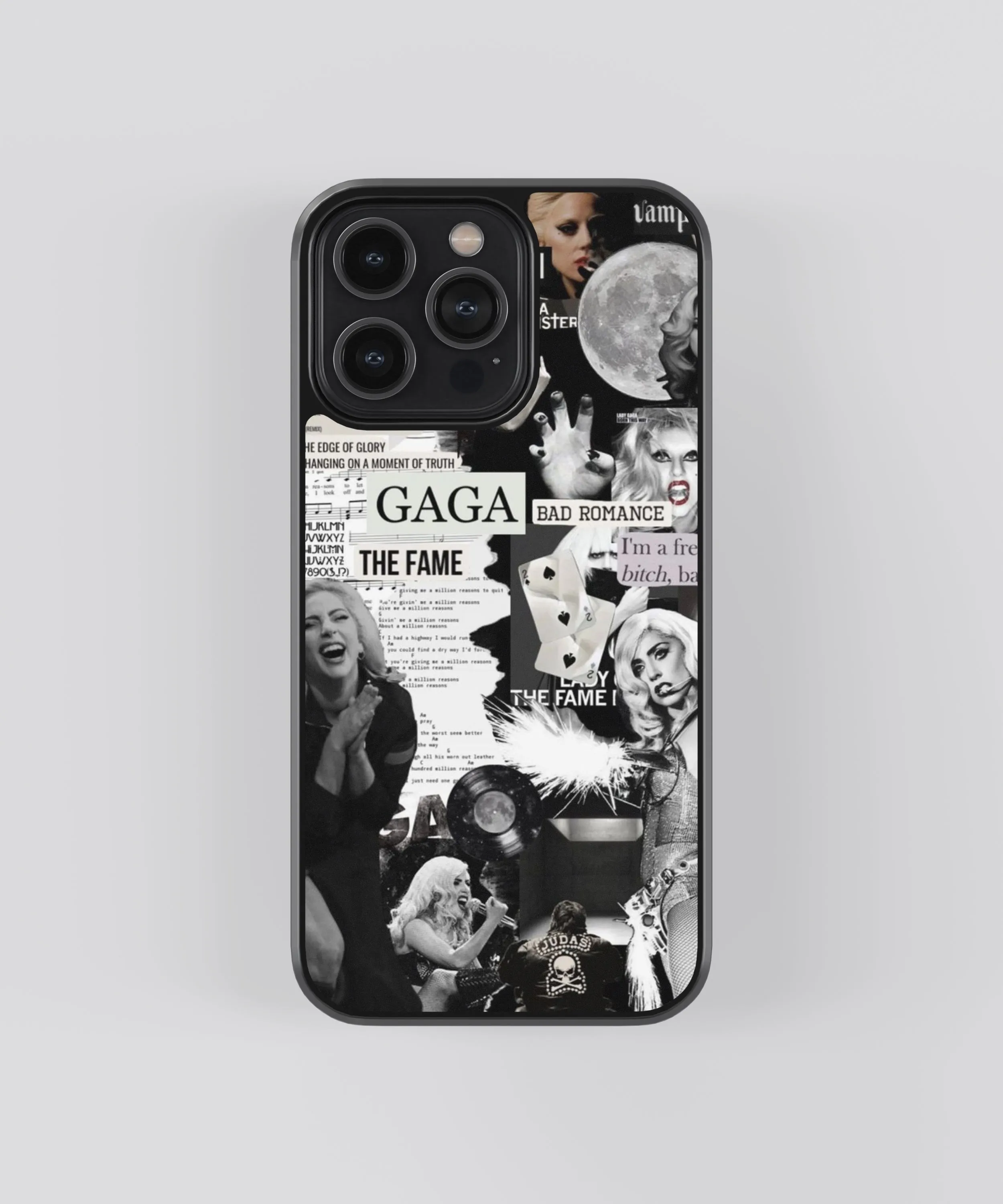 Lady Gaga Spotify Collection Glass Phone Case Cover