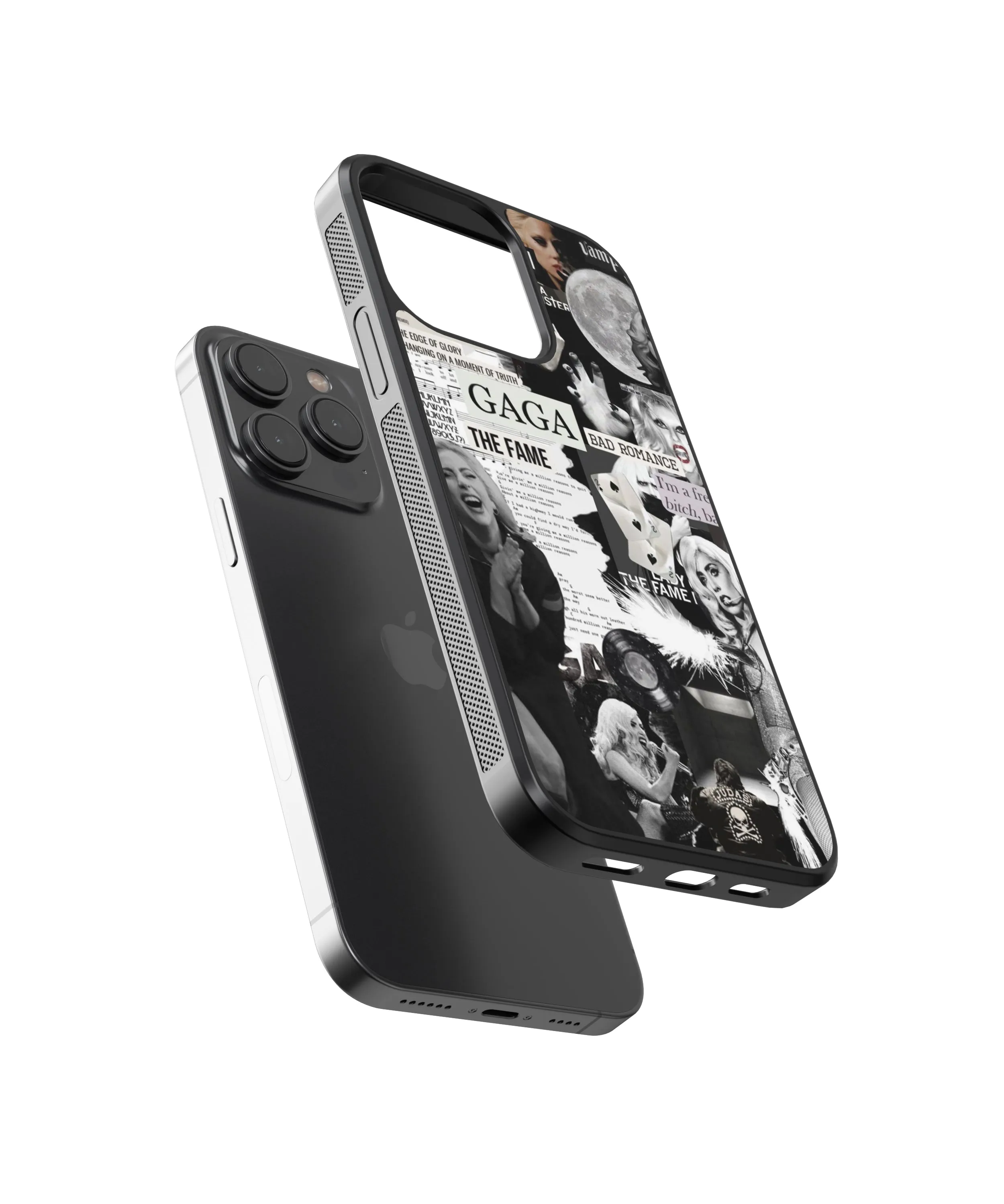 Lady Gaga Spotify Collection Glass Phone Case Cover