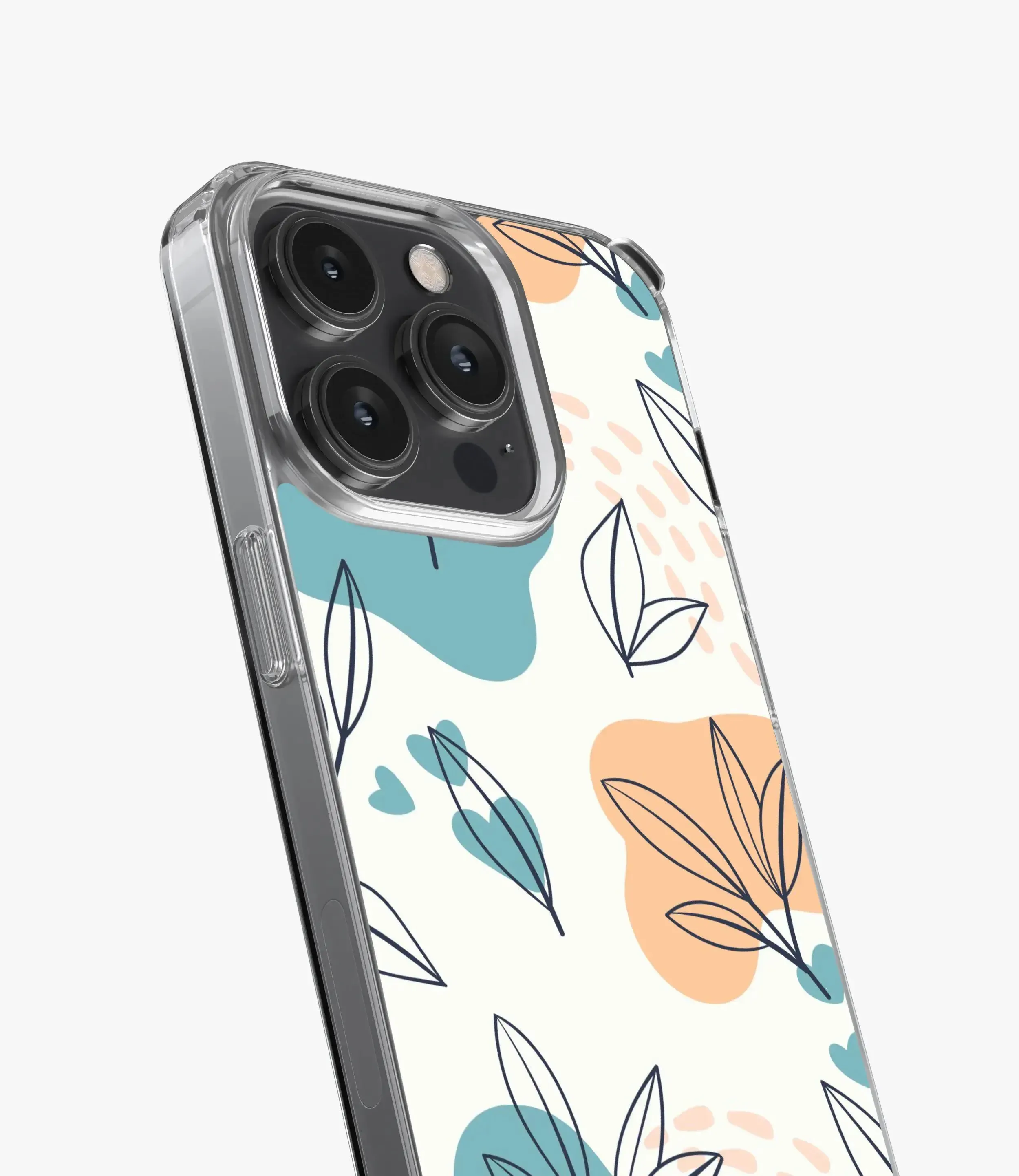 Leaf Line Floral Silicone Case