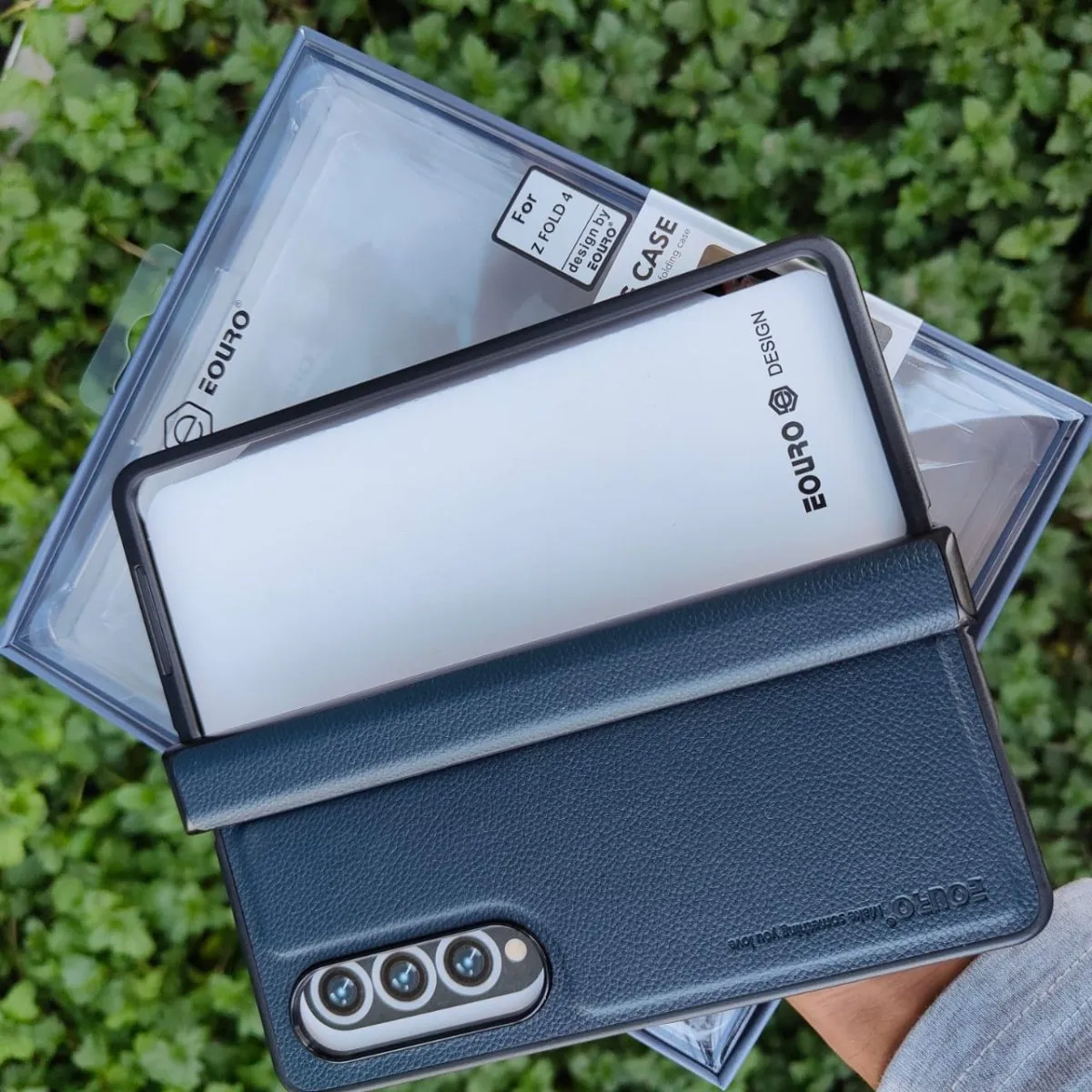 Leather Book Cover By Eouro | Samsung Galaxy Z Fold 3 5G
