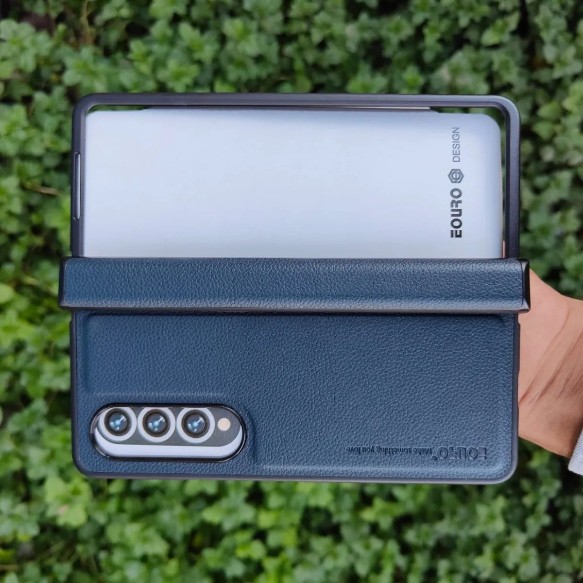 Leather Book Cover By Eouro | Samsung Galaxy Z Fold 3 5G