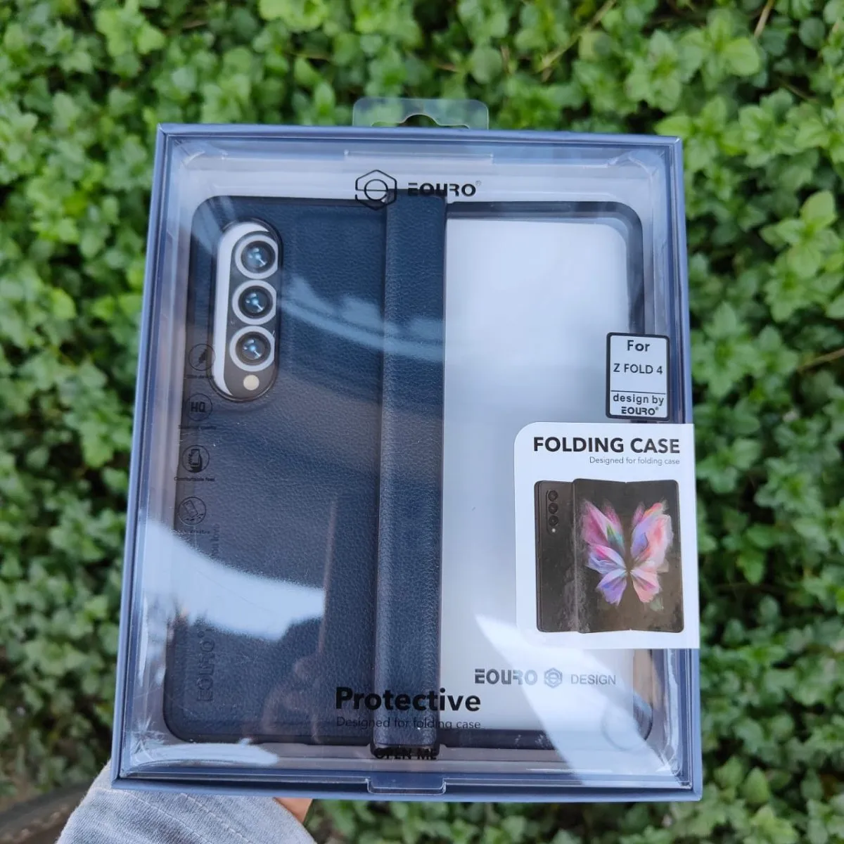 Leather Book Cover By Eouro | Samsung Galaxy Z Fold 3 5G