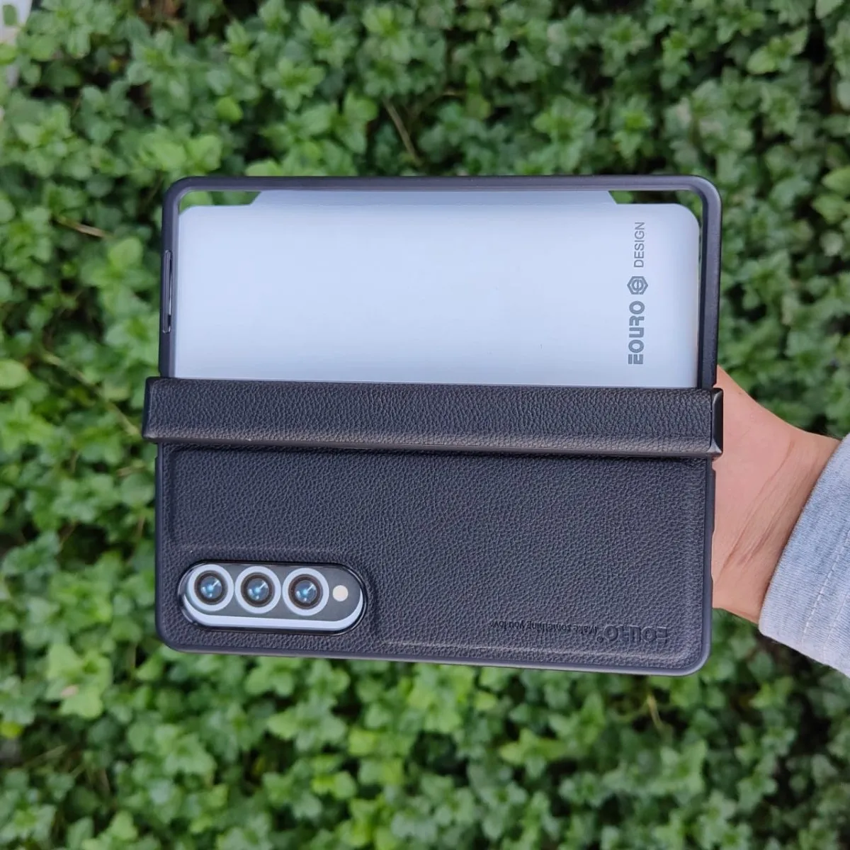 Leather Book Cover By Eouro | Samsung Galaxy Z Fold 3 5G