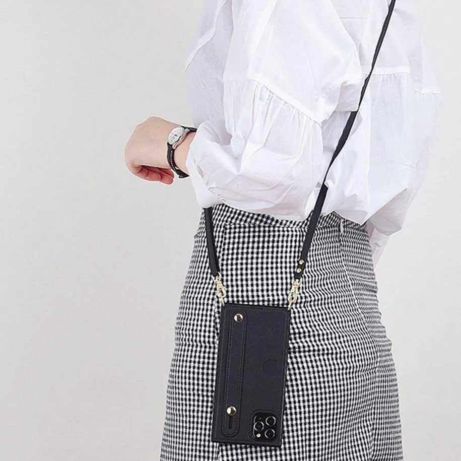Leather Card /Phone Strap Cover