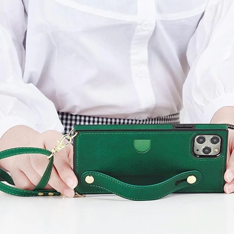 Leather Card /Phone Strap Cover