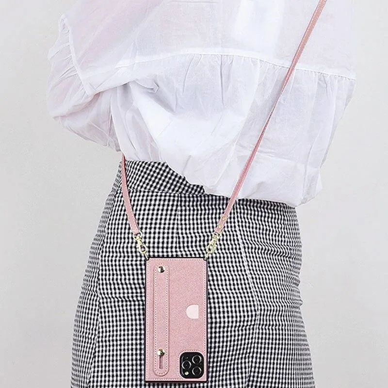 Leather Card /Phone Strap Cover