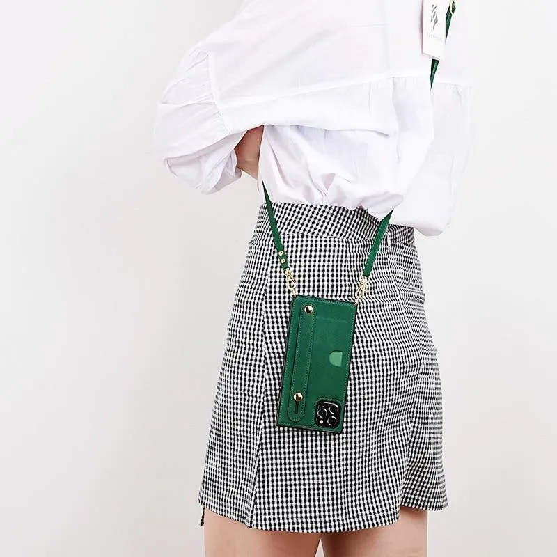 Leather Card /Phone Strap Cover