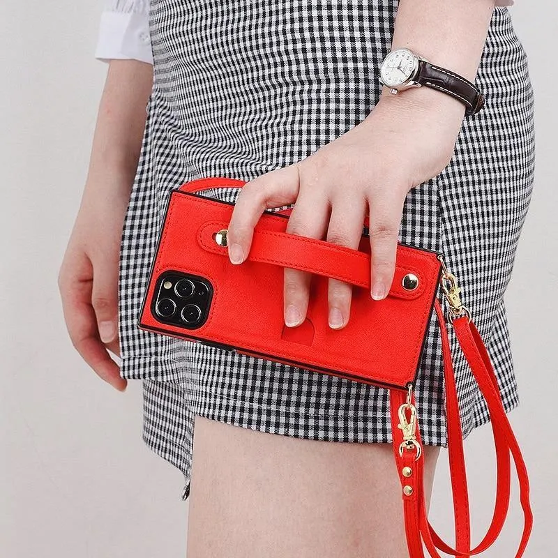 Leather Card /Phone Strap Cover