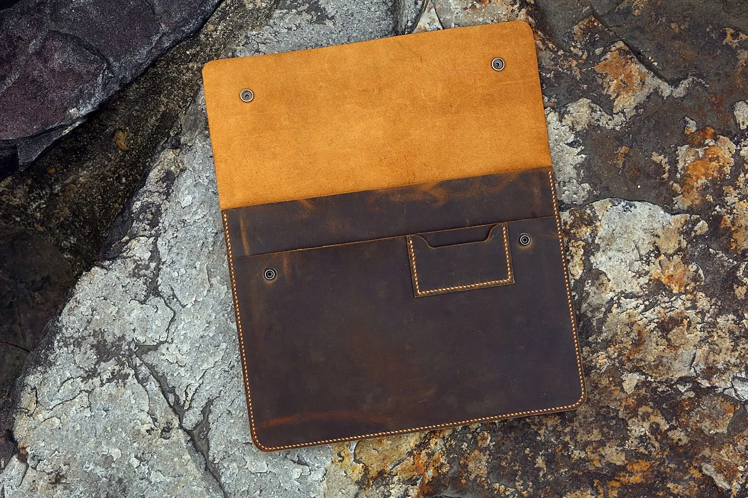 Leather microsoft surface pro x 8 case cover