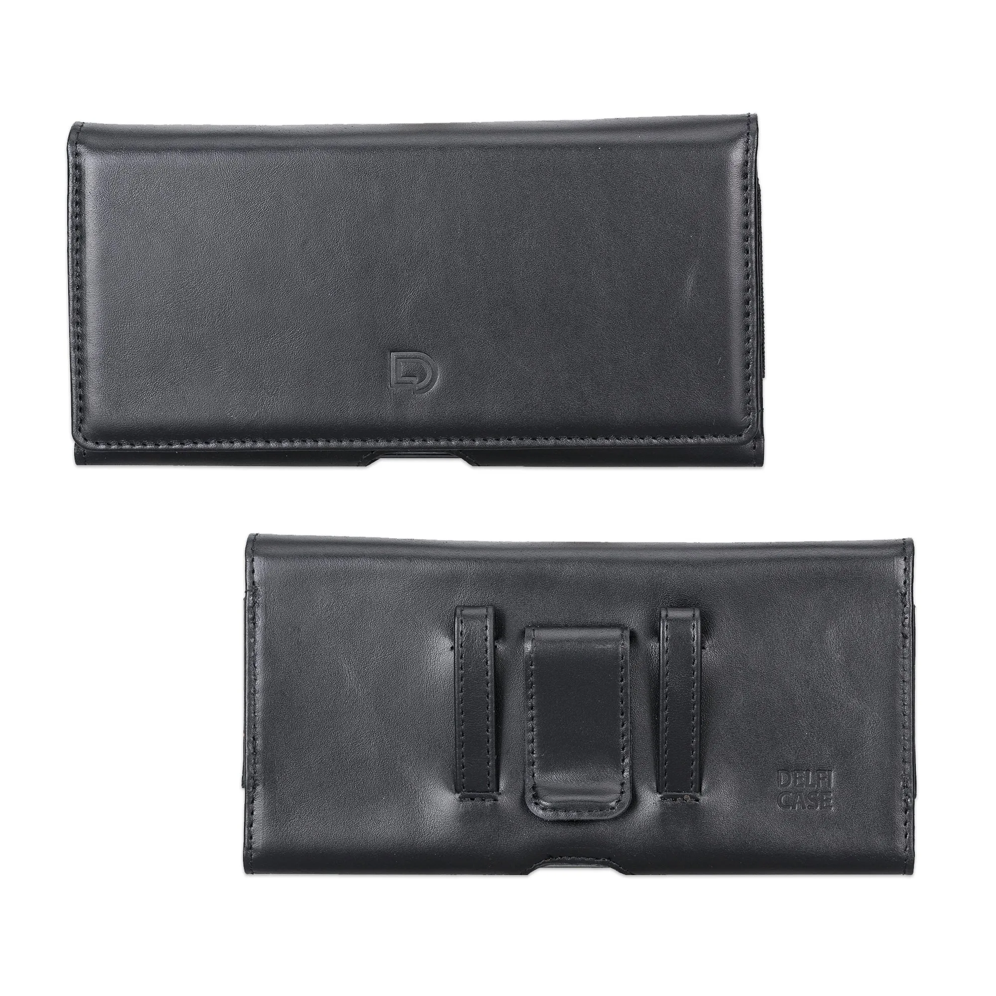 Leather Phone Holster with Magnetic Belt (Brown)