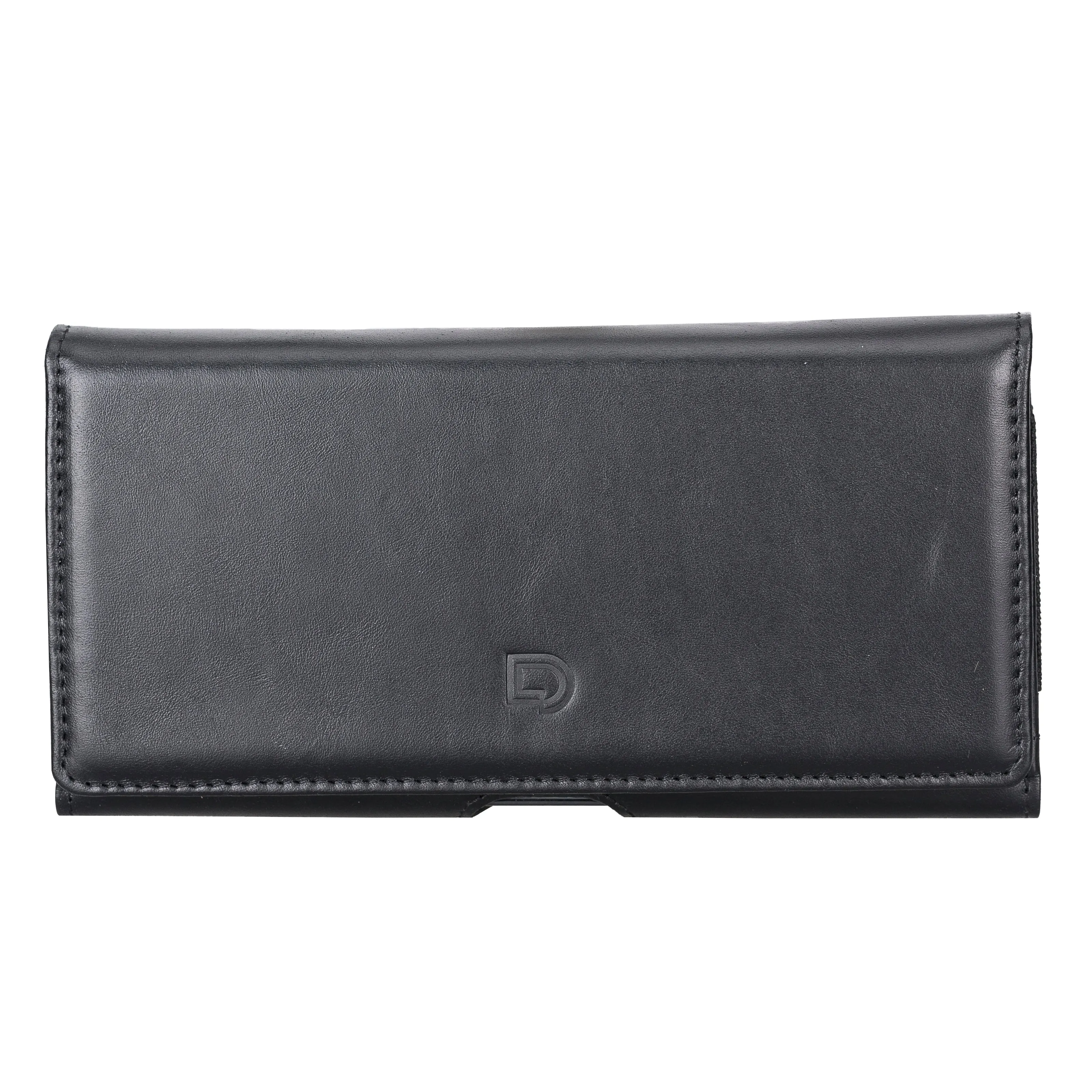 Leather Phone Holster with Magnetic Belt (Brown)