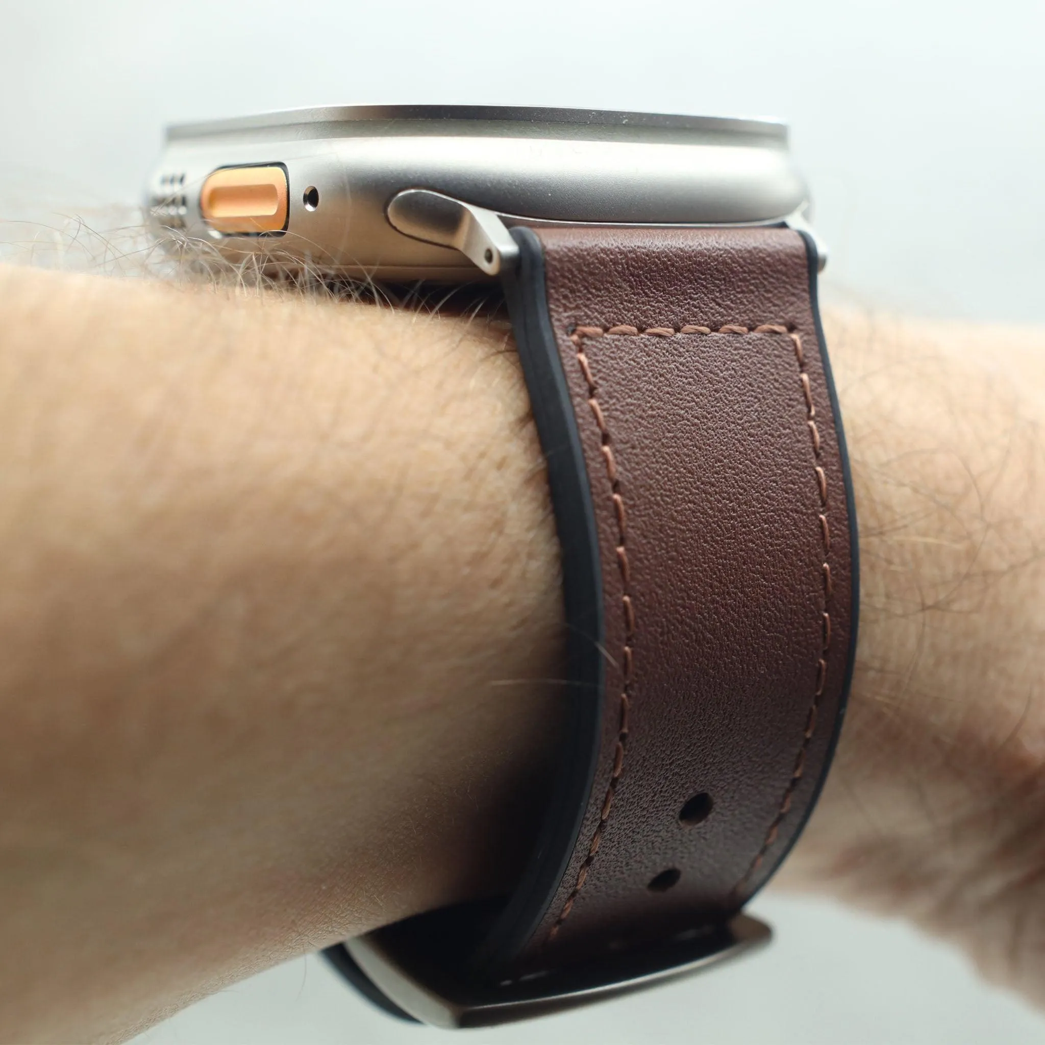 Leather Sport Band for Apple Watch Ultra 2