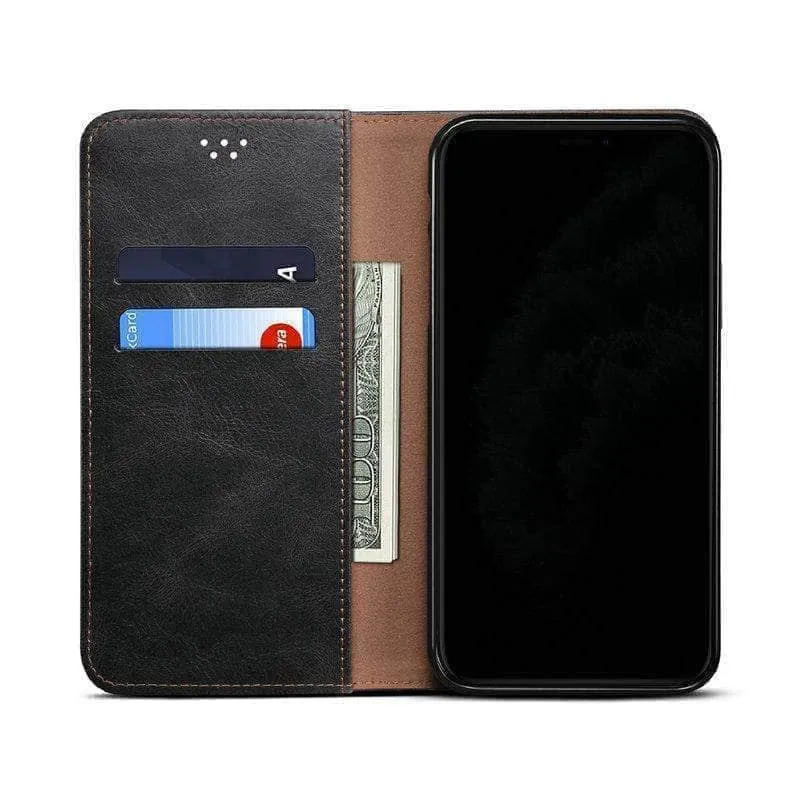 Leather Texture Magnetic Samsung S21 Book Cover