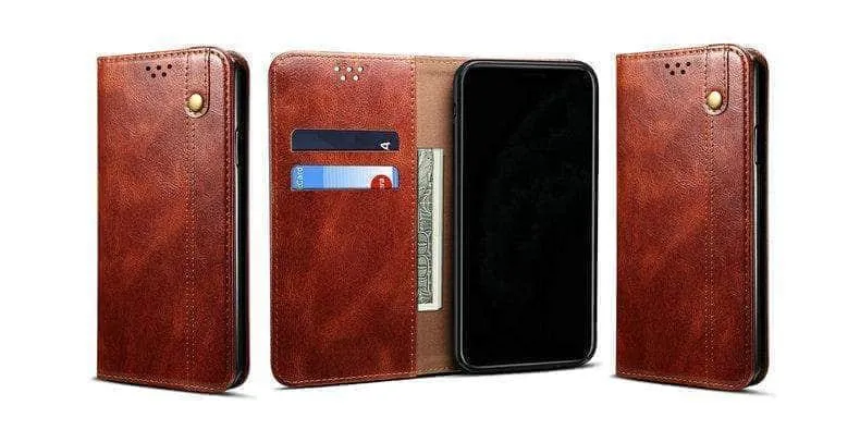 Leather Texture Magnetic Samsung S21 Book Cover