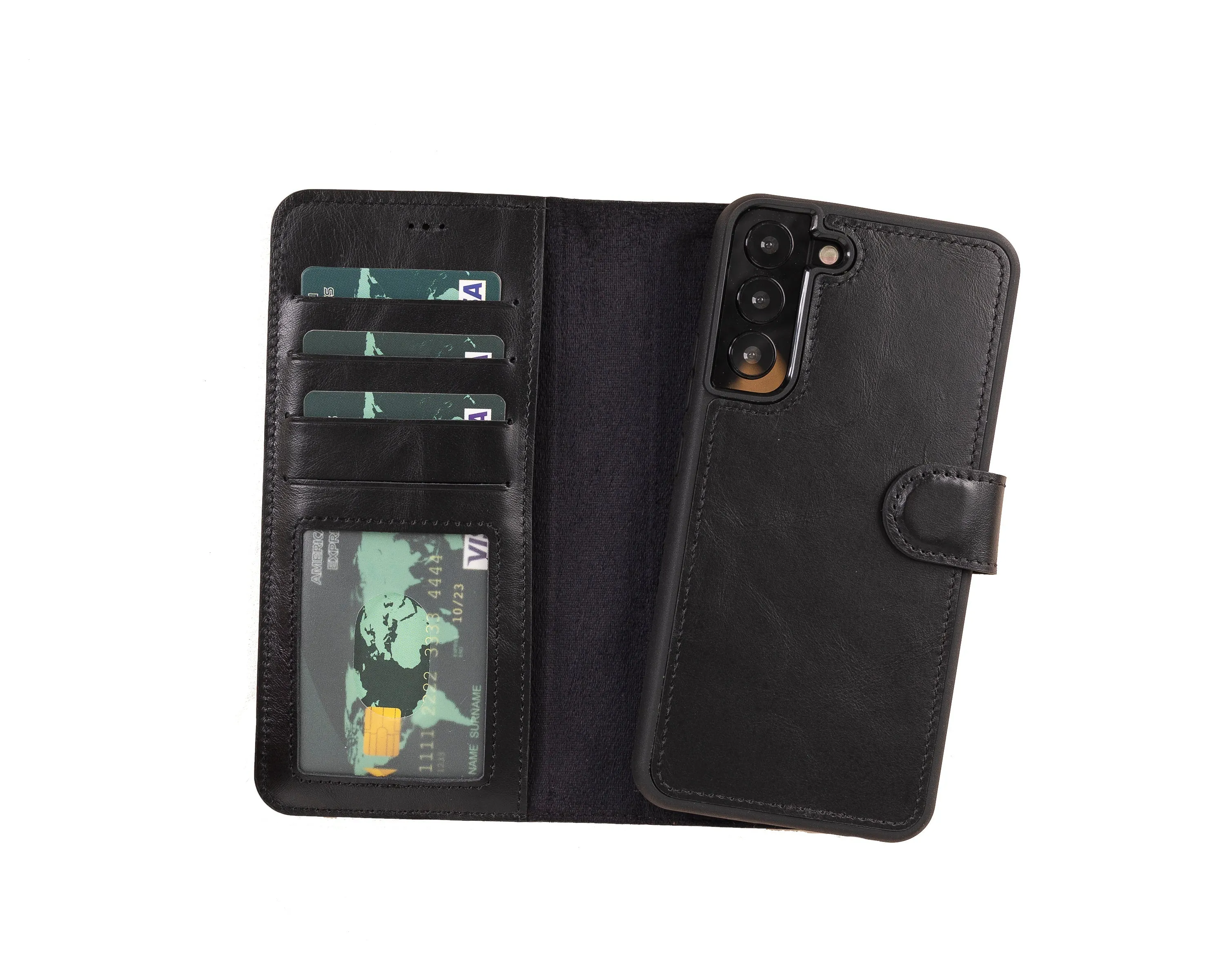 Leather Wallet Case for Samsung Galaxy S22 Plus