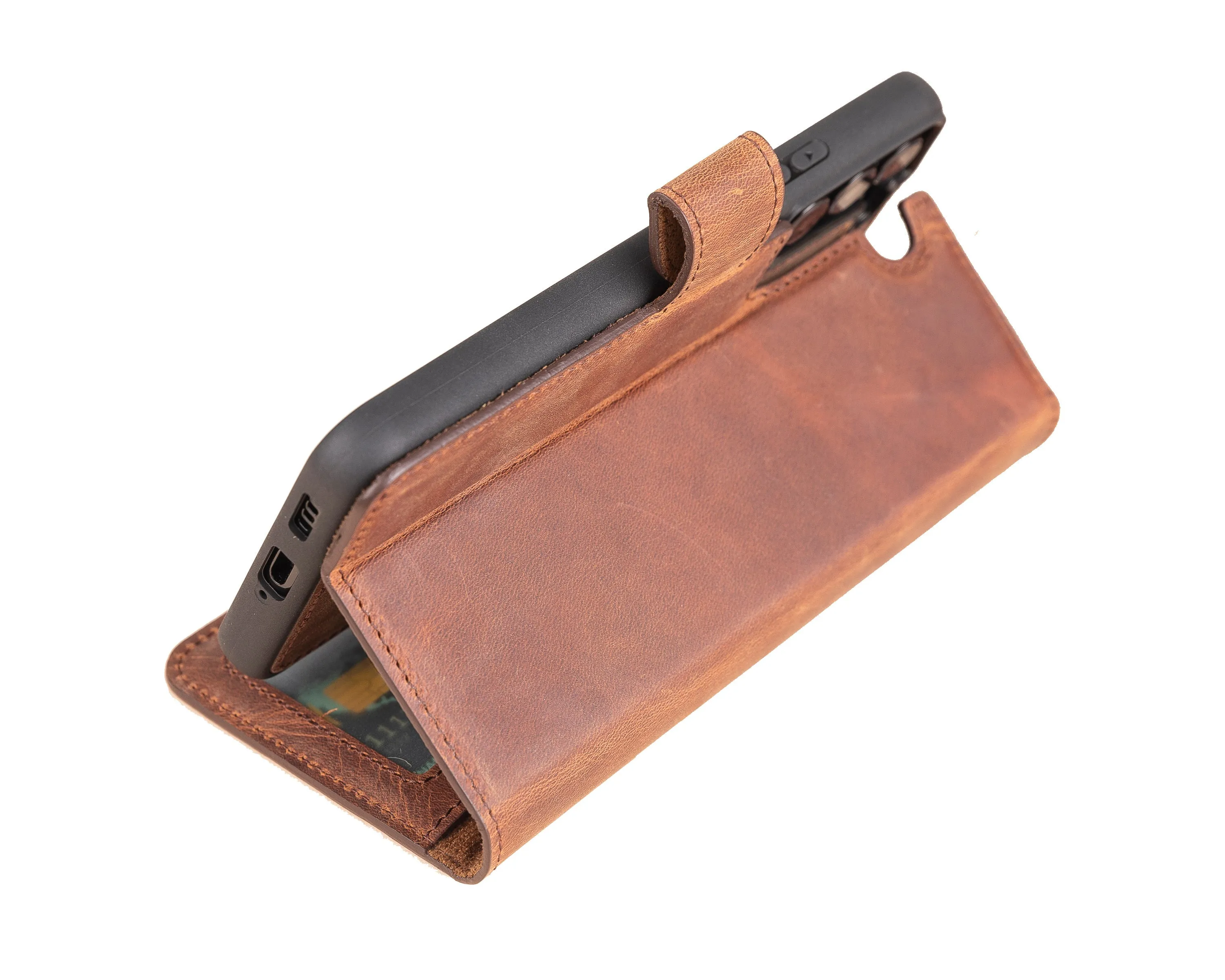 Leather Wallet Case for Samsung Galaxy S22 Plus
